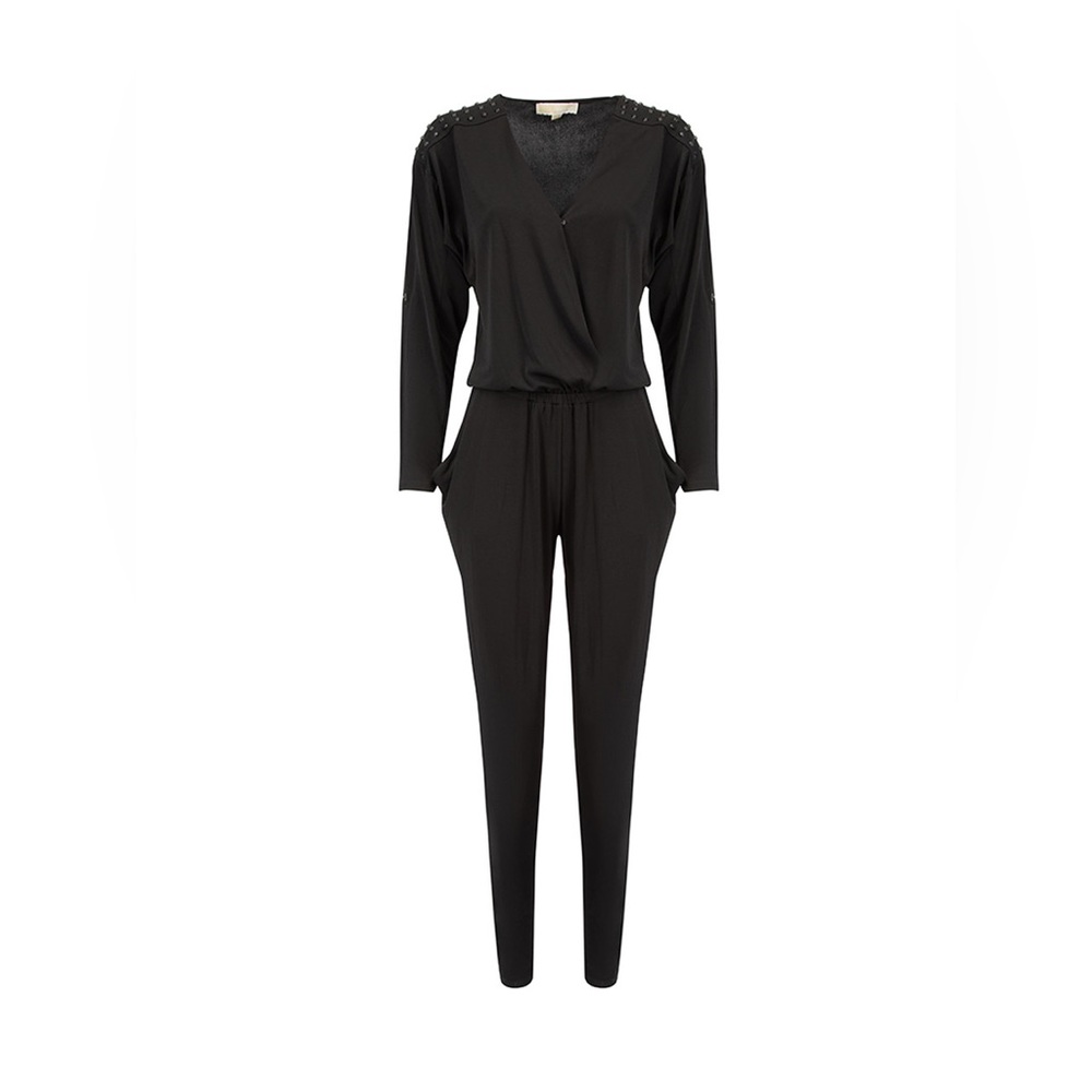 Michael Kors studded shoulder jumpsuit